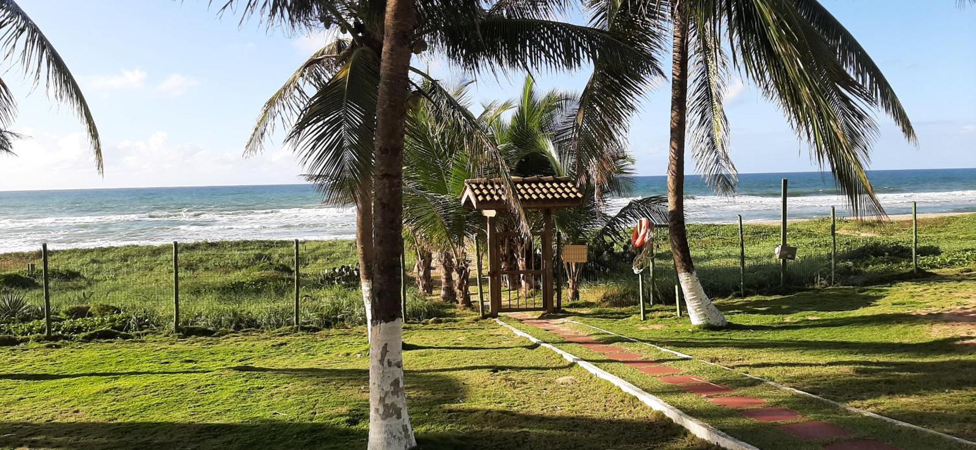 Chale Brisa Mar Pe Na Areia Em Barra Do Jacuipe Villa Camaçari Exterior foto