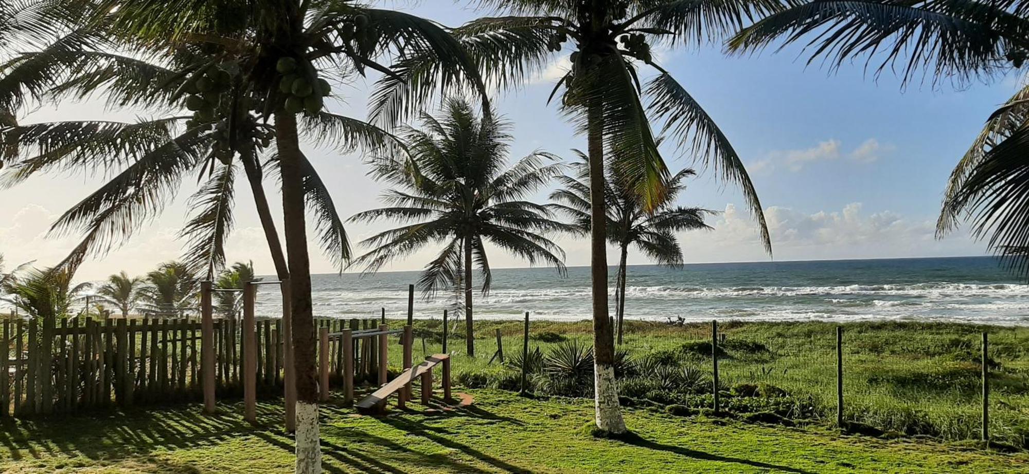 Chale Brisa Mar Pe Na Areia Em Barra Do Jacuipe Villa Camaçari Exterior foto