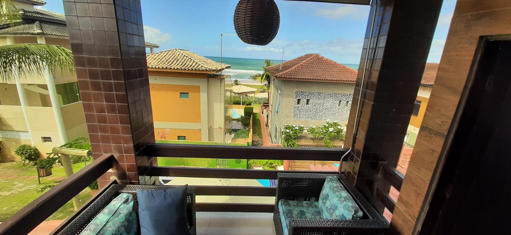 Chale Brisa Mar Pe Na Areia Em Barra Do Jacuipe Villa Camaçari Exterior foto