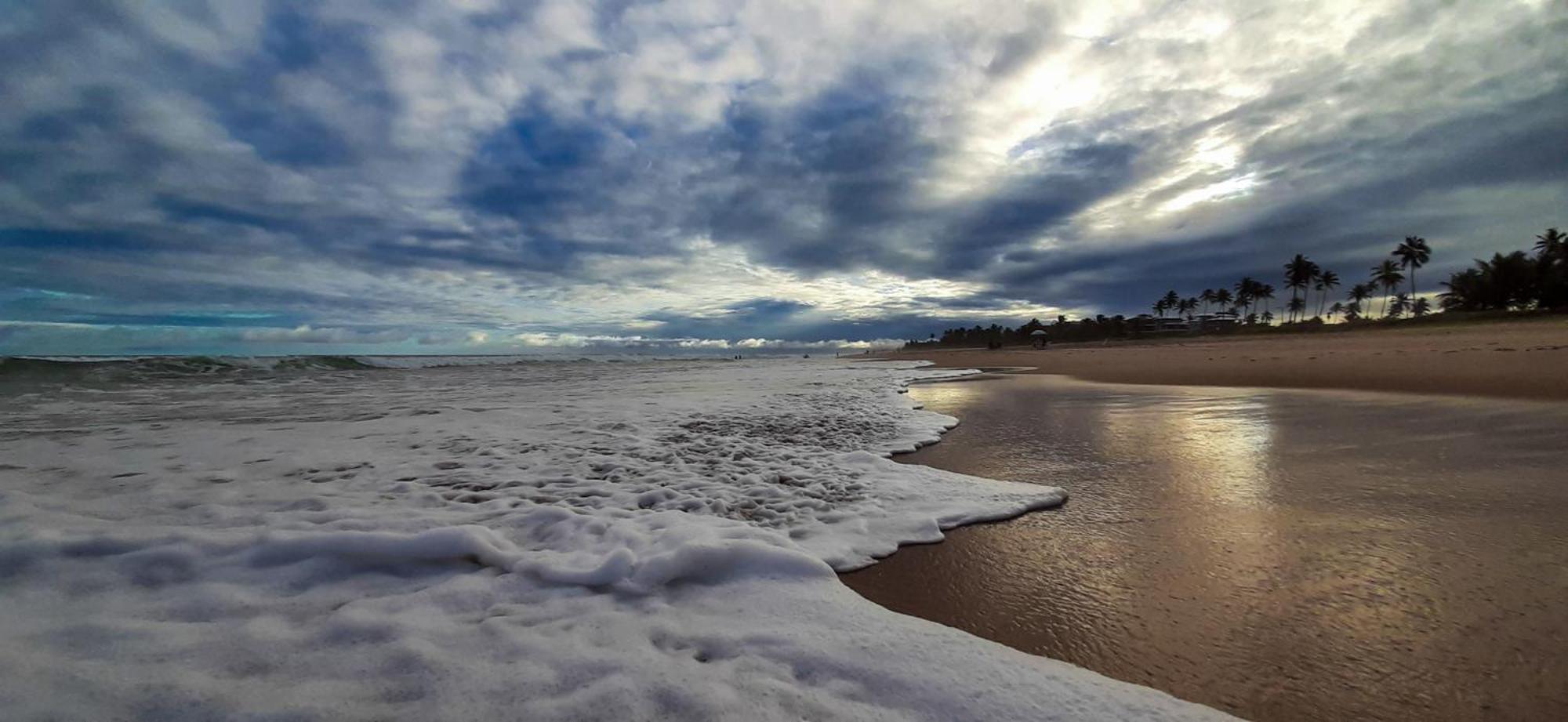 Chale Brisa Mar Pe Na Areia Em Barra Do Jacuipe Villa Camaçari Exterior foto