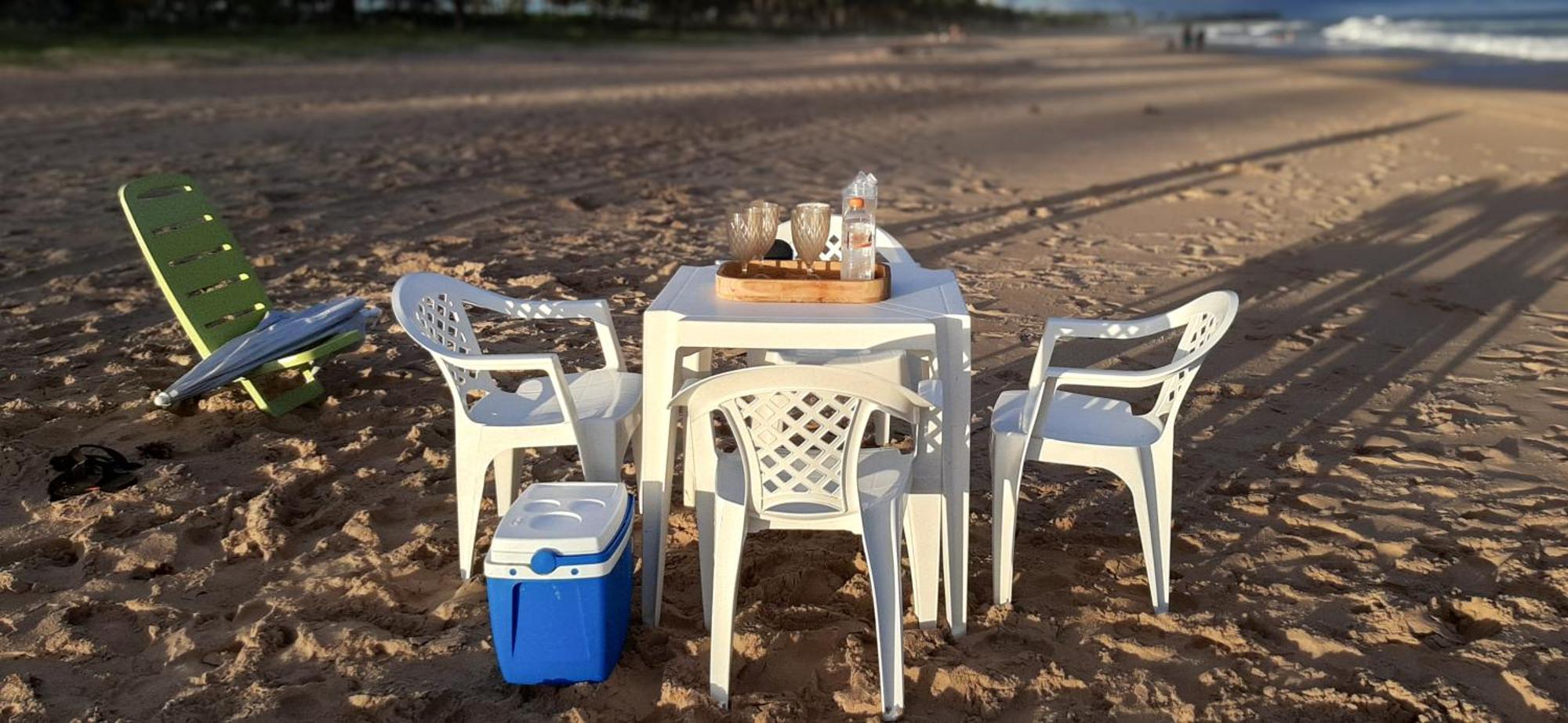 Chale Brisa Mar Pe Na Areia Em Barra Do Jacuipe Villa Camaçari Exterior foto